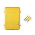 thumbnail image 2 of Buzón de pared con cerradura de código Strade Fareast Limited Amarillo 34,5 cm x 26 cm x 10 cm, 2 of 8