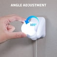 thumbnail image 5 of Portable LED Bulb Cabinet Lamp Night Light 1 Set Battery Operated Self Adhesive Wall Mount Light, 5 of 6