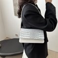 thumbnail image 4 of Bolso Hombro Mujeres Cool Girl Gir PU Cuero Textura Correo Cuadrado Pequeño Decha Bag Rojo, 4 of 9
