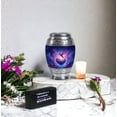 thumbnail image 6 of Humming Bird Funeral Urns For Adult For Man, Flowers Keepsake Memorial Urn For Human Ashes Adult Male, Pink Cremation Urns For Human Ashes, Purple Urn For Cremated Remains 3 Inch, 6 of 7