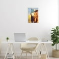 thumbnail image 2 of Modern Cow Portrait Impressionism Animals & Insects Painting Unframed Art Print Wall Art, 2 of 6