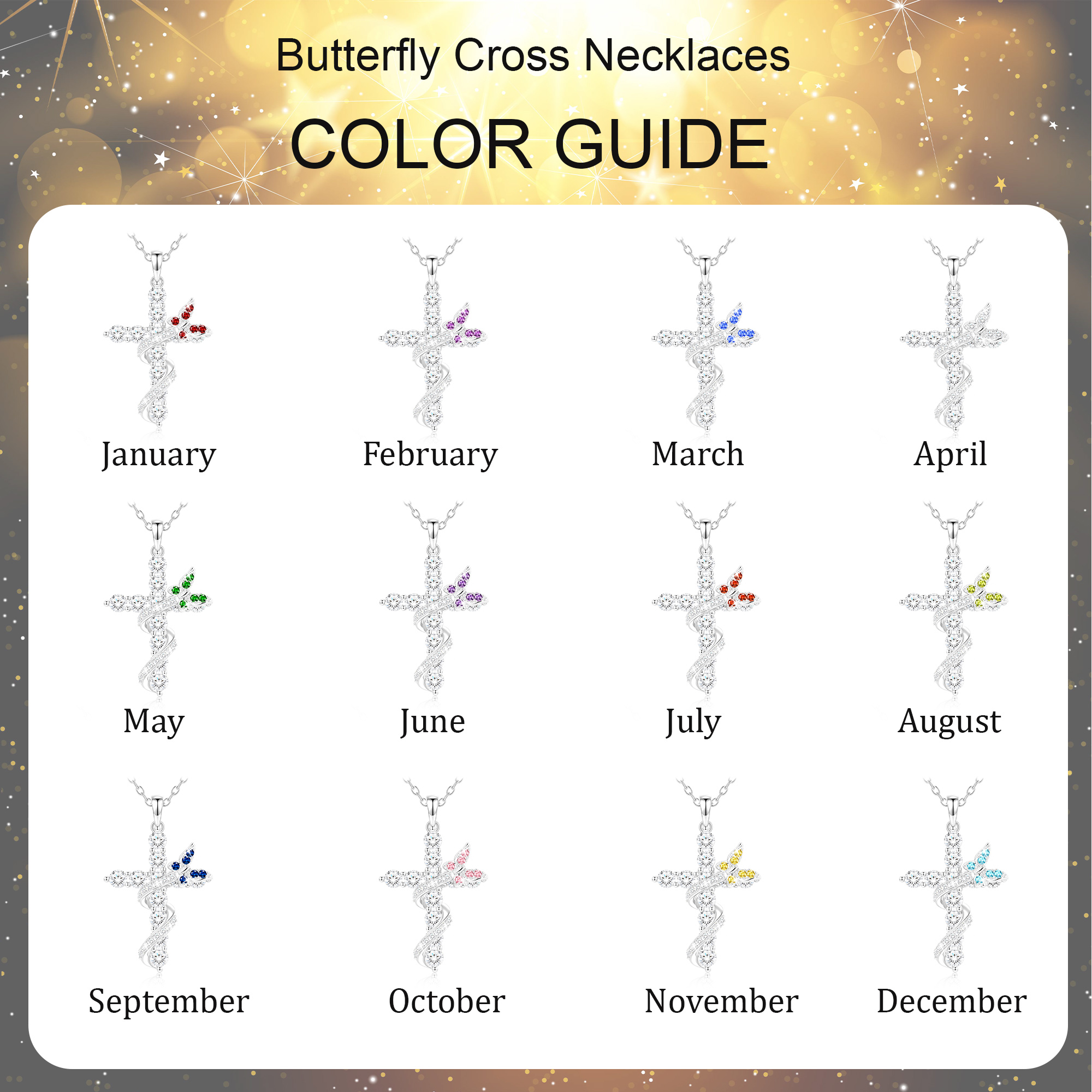 APSVO 925 Silver Plated Butterfly Cross Necklace photo 3