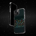 thumbnail image 6 of DistinctInk Hybrid (Acrylic / TPU) Clear Slim Fit Case for Apple iPhone 12 MINI (5.4" Screen) - "Blooming Elegance: Vibrant Flowers Against Darkness", 6 of 8