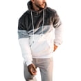 thumbnail image 1 of Jersey Casual Suelto Adepaton Hombres Fuzzy Cordón Elegante Manga Larga Sudadera Con Capucha De Lana Para Clima Frío Gris XXL, 1 of 4