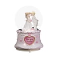 thumbnail image 2 of deevoka Couple Wedding Crystal Ball Desktop Ornament Collection Send Wedding Musical Toy style B, 2 of 9