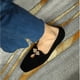 thumbnail image 5 of Sombrero cuadrado de corte bajo de color sólido de tacón grueso para mujer con zapatos individuales de media boca Wmkox8yii  shjk7189, 5 of 5