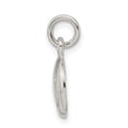 thumbnail image 2 of 925 Sterling Silver Solid Polished Happy Face Charm 15x12mm Wide Pendant Necklace for Women, 2 of 4