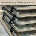 Baking Sheet Stacking Clips, Stacking Cookie Tray Clips,SpaceSaving