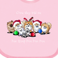 thumbnail image 4 of Inktastic KiniArt Christmas Pomeranians Boys or Girls Baby Bib, 4 of 4