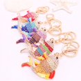 thumbnail image 3 of Cute Animianl Keychains for Women Bling Goldfish Key Ring with Rope for Girl Purse Bag or Car Pendant with Gift Box, 3 of 5