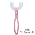 thumbnail image 1 of Cepillo de dientes en forma de U ZefeiWu 360 Limpieza bucal para bebés Cepillo manual de silicona suave, 1 of 1
