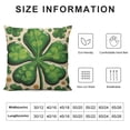 thumbnail image 5 of SHANXI St Patricks Day Throw Pillow Cover, Decoration for Sofa Couch 12x12in, 5 of 5