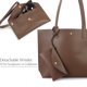 thumbnail image 5 of Cartera Tote HOXIS Minimalista Símil Cuero Mujer, 5 of 5