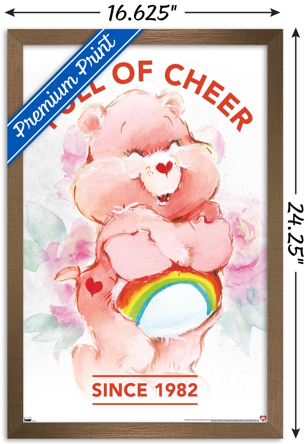 Care Bears - Full of Cheer Wall Poster, 14.725" x 22.375" Framed