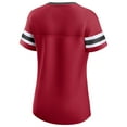 thumbnail image 3 of Women's Fanatics Red Tampa Bay Buccaneers Original State Lace-Up T-Shirt, 3 of 3
