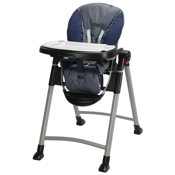 Graco Contempo Slim Folding Transportable Highchair Midnight 1918633 Walmart Com Walmart Com