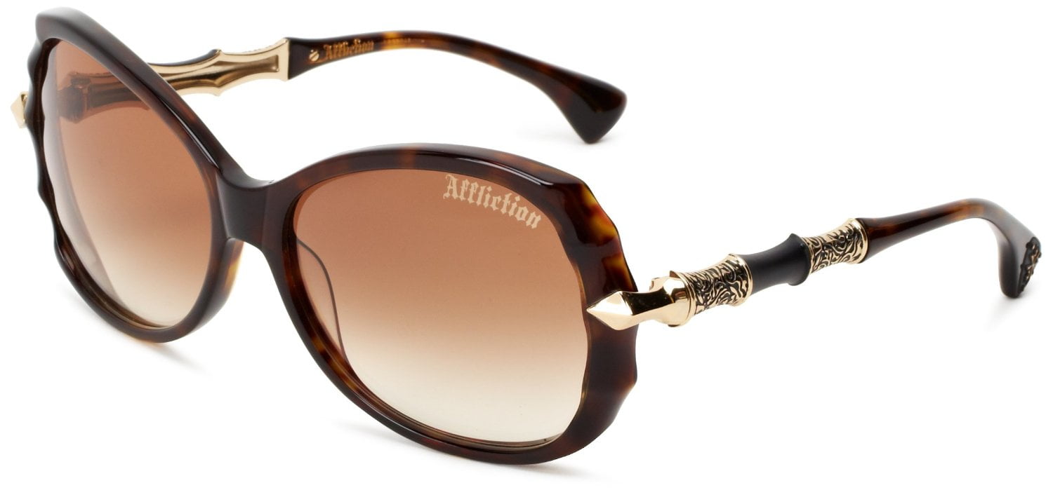 Christian Audigier Fantasy Sunglasses - Tortoise - Walmart.com
