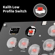 AceGamer Arcade Stick 16Keys All-Button Gamerfinger with Turbo Functions & Custom RGB,Arcade leverless Controller Street Fight for PC/PS3/PS4/Switch/Steam Game Keyboard-Supports Hot Swap & SOCD