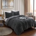 thumbnail image 1 of Set de edredón Sweet Home Collection King Luxury de piel sintética, 1 of 4