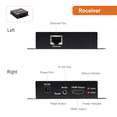 thumbnail image 6 of J-Tech Digital ProAV Hdmi Extender Over TCP/IP Ethernet/Over Single Cat5e/cat6 Cable 1080p with IR Remote - Up to 400 Ft, 6 of 6