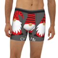 thumbnail image 2 of Cauagu Chillin with My Gonme Print Men's Boxer Briefs, Funny & Cute Underwear Elastic Waistband Briefs Ideal Gift for Men,1-Pack, 2 of 7