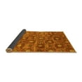 thumbnail image 2 of Ahgly Company Indoor Round Oriental Yellow Industrial Area Rugs, 8' Round, 2 of 4