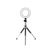 Codi Its perfect for makeup tutorials, live stream gaming on Twitch, TikTok, for reading books, video recording, YouTubing, photography, and portrait shooting. - 6 LED Ring Light w/ Mini Tripod