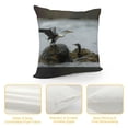 thumbnail image 4 of Orinice Bird Graphic Decorative Cushion Throw Pillow Cover for Home Couch Living Room Bed Sofa 22x22in, 4 of 5