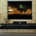 thumbnail image 2 of Altavoz Bluetooth, barra de sonido estéreo de 10 W con micrófono, 1800 mAh, 2 of 5