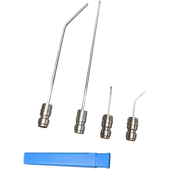 4 Pack High Pressure Washer Nozzle Kit, washer nozzle cleaning kit,Stainless Steel Pressure Washer Needle Nozzle with 1/4 Quick Connect Extension Wand, Water Heater Flush Wand for Washing Machine