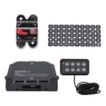 thumbnail image 1 of Sistema De Relé De Control De Circuito ANGGREK IP65 Impermeable RGB Control De Luz Kit De Panel De Interruptor De 8 Bandas Acabado Negro Mate 12 V-24 V CC, 1 of 8