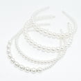 thumbnail image 5 of Diadema de perlas de gran tamaño hecha a mano con cuentas para accesorios para el cabello de adultos, diadema de perlas brillantes, artículo digno de regalo, 5 of 5
