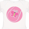 thumbnail image 4 of Inktastic Tennis Pink Ball Girls Long Sleeve Baby Bodysuit, 4 of 5