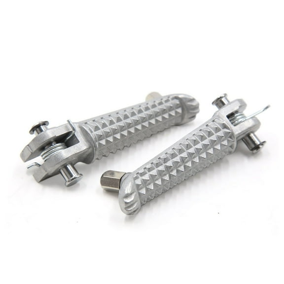 Unique Bargains 2 PCS Antislip Motorcycle Metal Foot Step Front Pedal Footrest Pegs for Yamaha