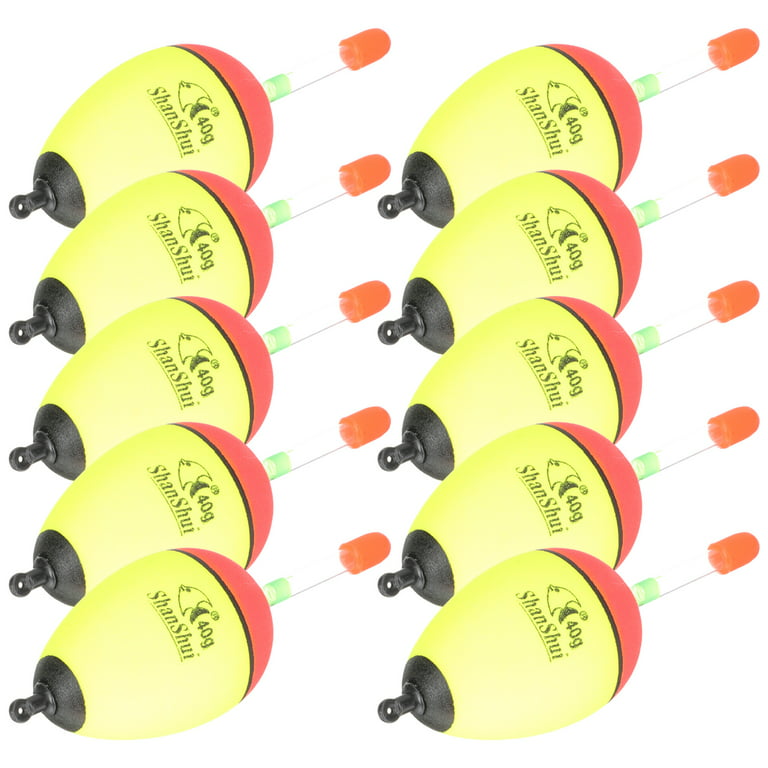 Toymytoy Fishing Floats Bobbers Bobber Round Supplies Accessories Catfish Outdoor Buoy Push Button Bulk Snap Floaters Spring, Size: 30pcs