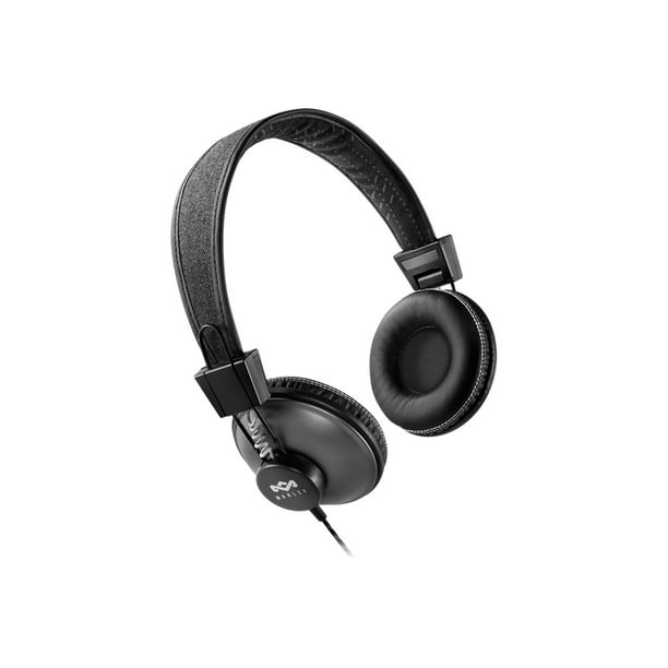 House Marley Positive Vibration - Headphones with mic - full size - wired - 3.5 jack - pulse Walmart.com