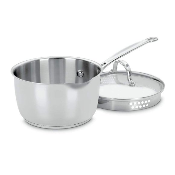 Cacerola Cuisinart Chef's Classic de acero inoxidable de 2 litros con tapa