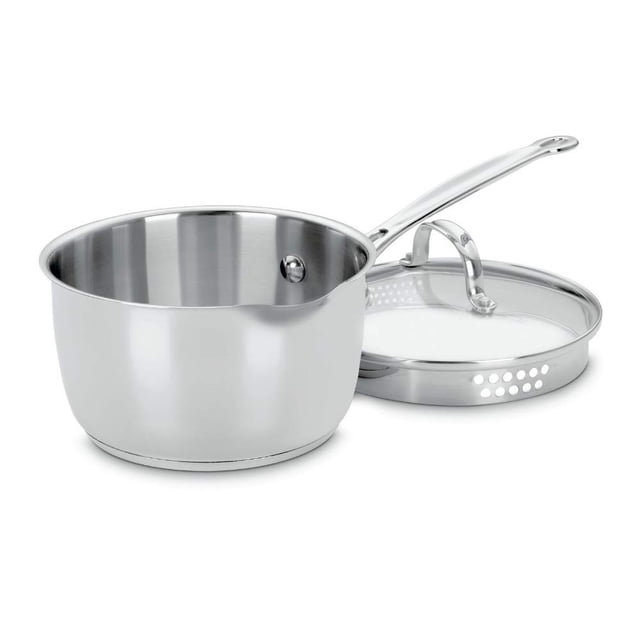 Cacerola Cuisinart Chef's Classic de acero inoxidable de 2 litros con tapa