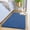 Blue-2' x 4' (Runner), variant on Modern Washable Runner Rugs  2x4 Feet Black Bedroom Rug Small Area For Living Room Non Slip Memory Foam Hallway Entryways Laundry