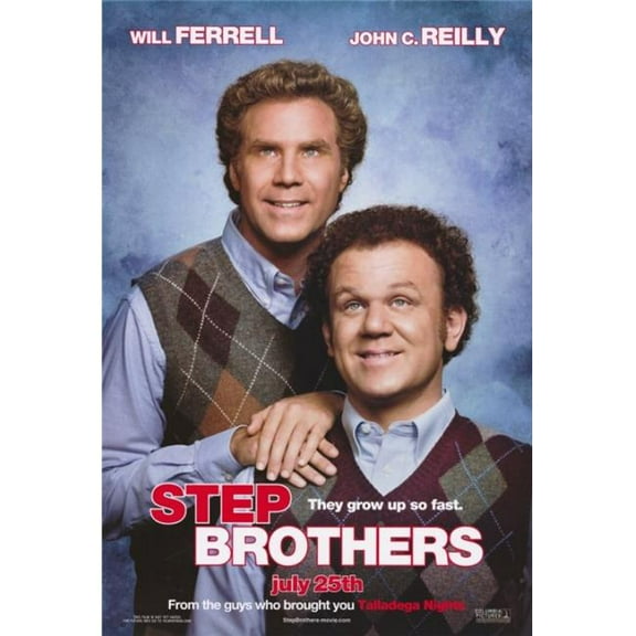 Pop Culture Graphics Step Brothers Movie Poster, 11 x 17