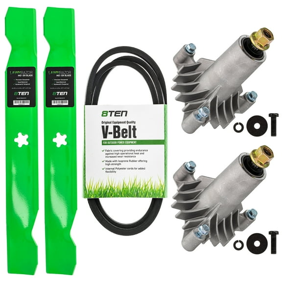 8TEN Blade Spindle Belt Kit for Husqvarna 36 inch LT125 LR12 MK1005481