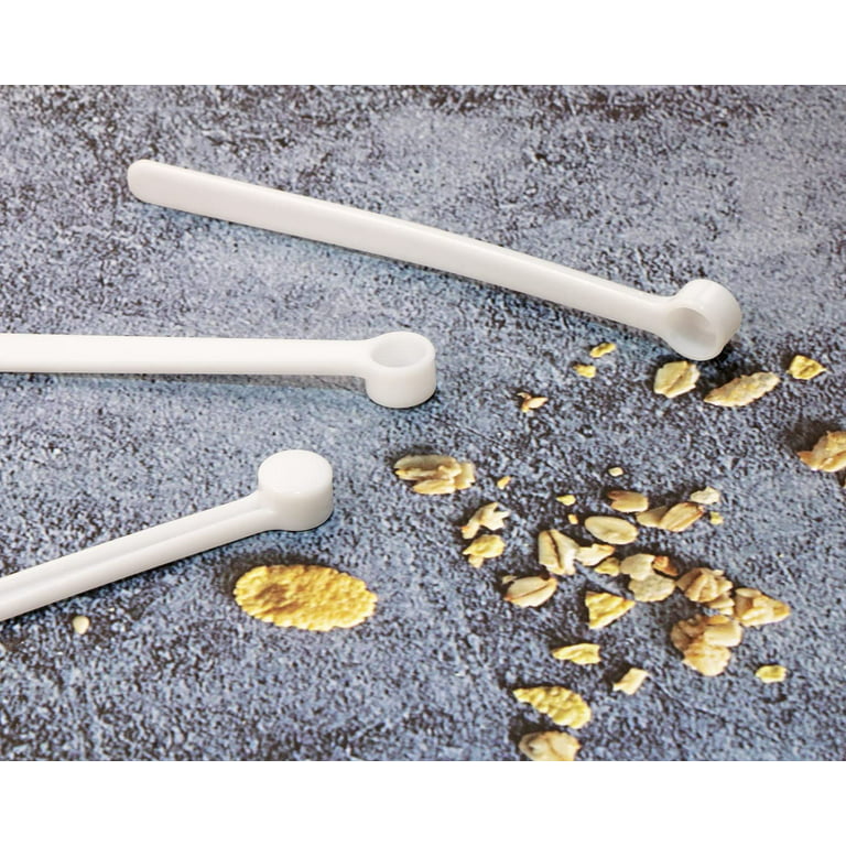 Micro Teaspoon Scoops Penta Angel 12Pcs Tiny Measuring Spoons Mini Platic  Scoops Measurement Tools for Cosmetics Medicines Powders Spice Seasoning  (12, 0.25 ml) 