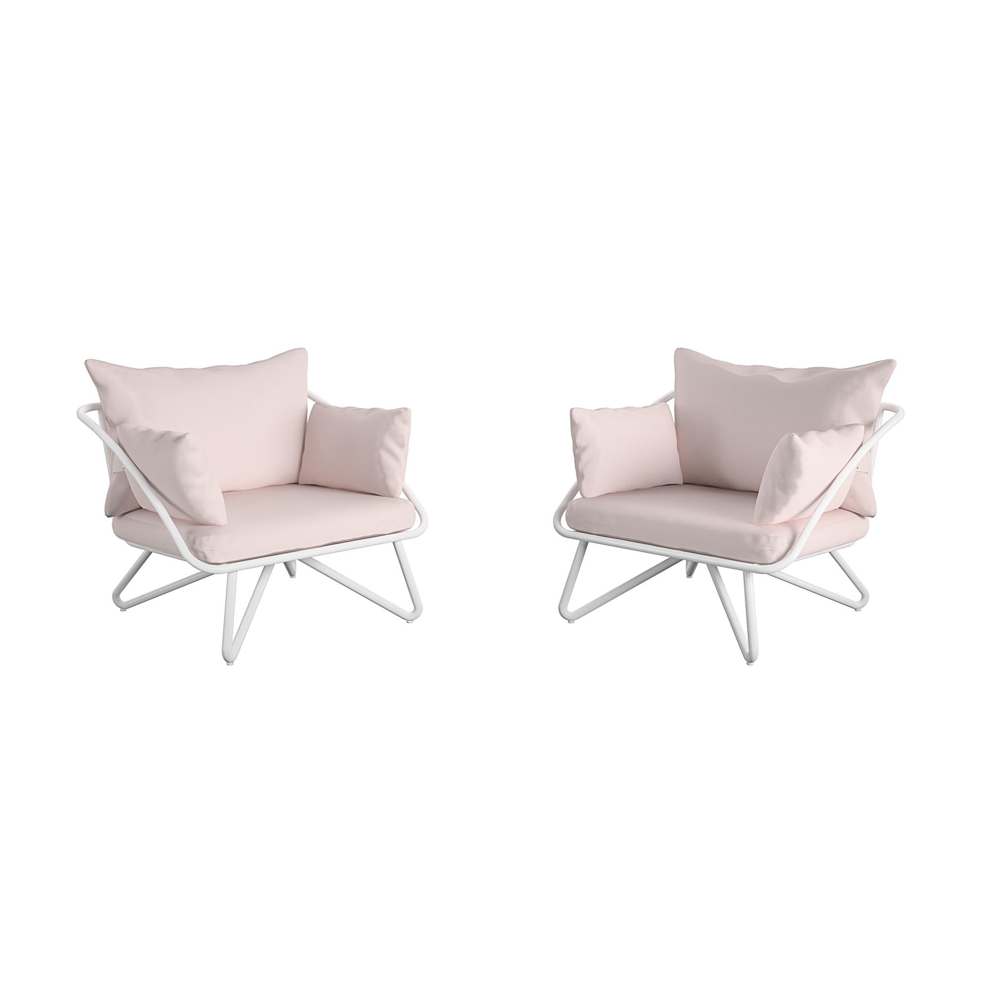 Novogratz Poolside Gossip Teddi Outdoor Lounge Chairs 2 Pack