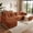 Brown, variant on Anybox 118" Corduroy U-Shaped Sectional Sofas, Modular Boneless Cloud Couch with Left-Facing Chaise and Ottoman, No Assembly, Black
