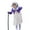 Light Purple, variant on Kids Girls Old Lady Outfits Girls 100 Days of School Outfits Grandma Outfits for Girls