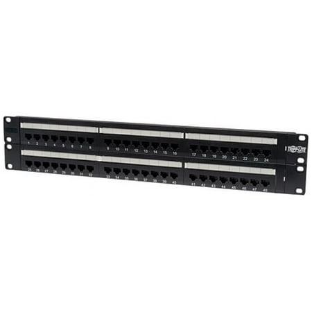 UPC: 0037332013200 | TRIPP LITE 48-Port 2U Rackmount Cat5e 110 Patch Panel 568B RJ45 Ethernet