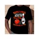 thumbnail image 1 of Camiseta de bolos humorística para hombre (1 pieza): mezcla de algodón, cuello redondo, estampado informal con ligero estiramiento, tejido de punto, corte estándar para uso de fin de semana y temporad, 1 of 5