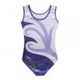 thumbnail image 4 of Leotards Girls Gymnastics Embroidery Shiny Aqua Rose Diamond Dance Clothes, 4 of 7