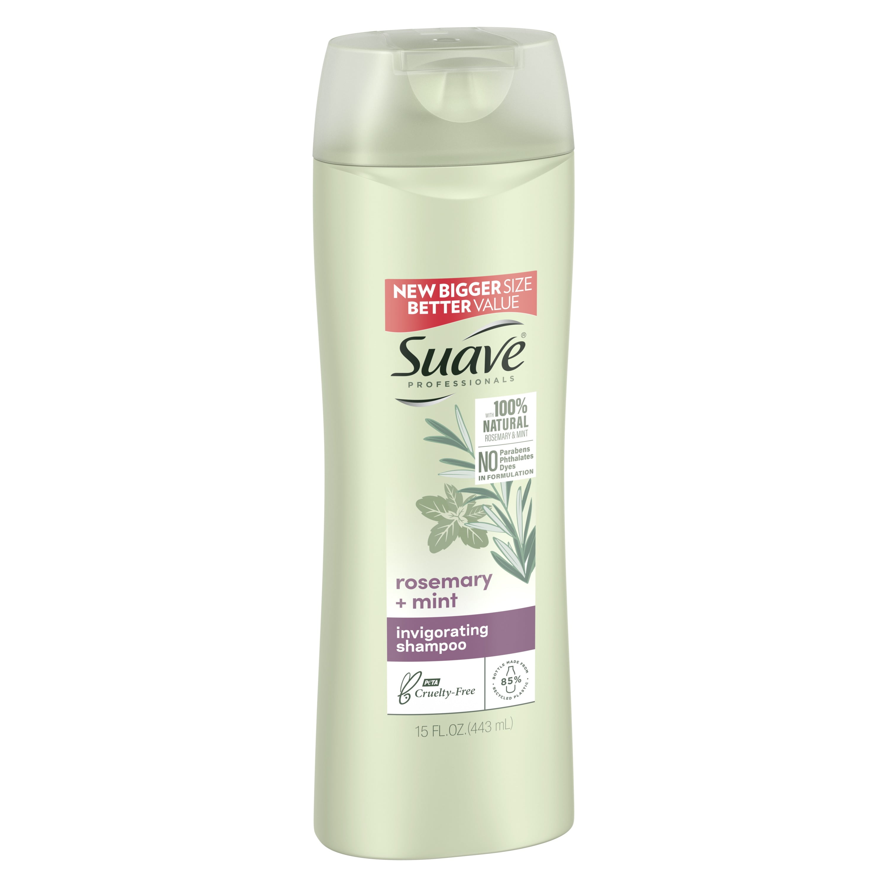 Suave Professionals Clarifying Moisturizing Daily Shampoo with Rosemary and Mint, 15 fl oz