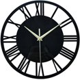 thumbnail image 1 of Reloj de pared KAIYANG vintage redondo con números romanos negro 30 cm, 1 of 5